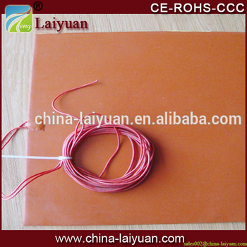 200x200mm Silicone Heating Pad/Heater With 100k thermistor For 3D Printer Bed