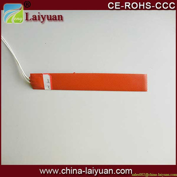High Power Silicone rubber Heater Pad for Machinery Temperature Control Thermostat