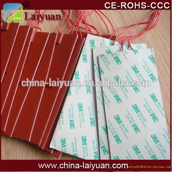 High Temperature Resistance Furnace Heat Strip Silicone Heater Pad