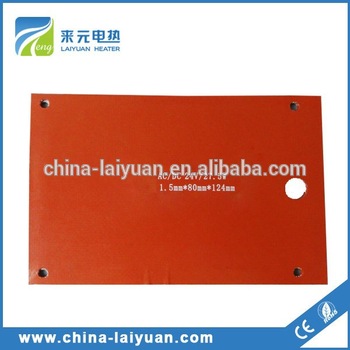 Electric Industrial 24v Silicone Rubber Heater Bed