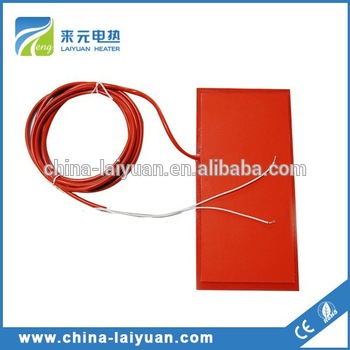 Flexible Industrial 24v Silicone Rubber Heater Bed