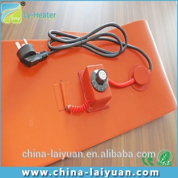 shaped silicone rubber heating sheet