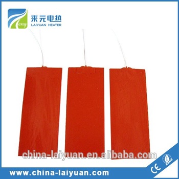 square silicone rubber band heater for tank