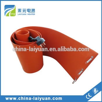 Most Popular Flexible Oil Drum Silicone Rubber Heater Belt