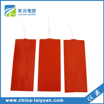 Battery heat pad Drum Heater Silicone Rubber Pad Heater