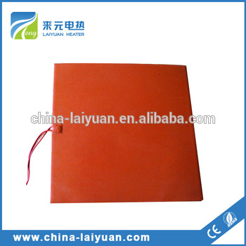 High Resistance Customized Flexible Silicone Heater Pad