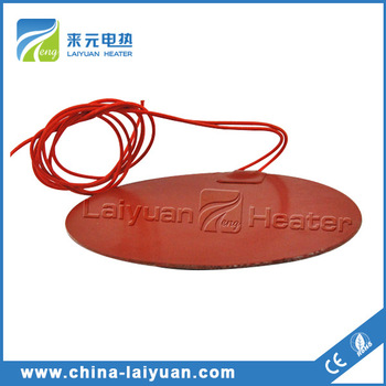 Flexible 250W Round Silicone Rubber Heating Pad Manufacturer