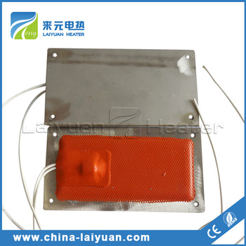Industrial 220/230V Silicone Heating Pad With Aluminum Plate