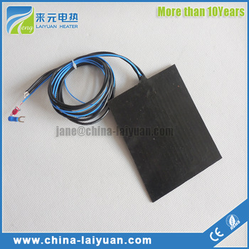 120x80mm Electric Black Silicone Rubber Heating Heater Pad