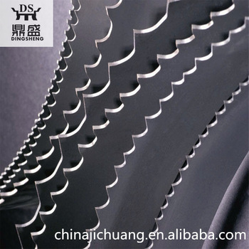 Bimetal band saw blade for cutting metal