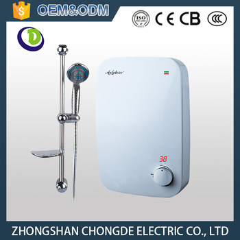 Single temperature display screen compact design environment friendly boiler water heater geyser