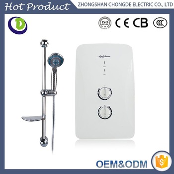 2017 Popular Wall mounted 220volts instant hot water shower Made in China