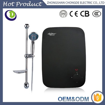 multi related power instant water heater for bath shower with space saving