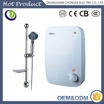 showe room rain shower instant water heater with temperature adjustable