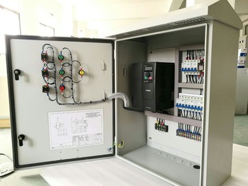 VFD panel for water treatment factory paper making stainless steel manufacturer Variable frequency drive speed control cabinet