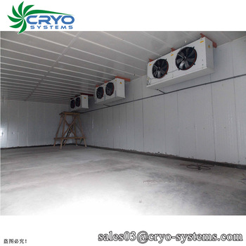watermelon cold stroage cold room for milk pu steel panel