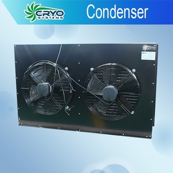 aluminum fin copper tube condenser aluminium tube condenser stainless steel tube condenser