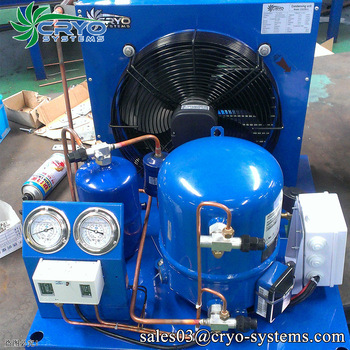 tecumseh compressor cold room condensing unit evaporator coil cooler condenser heat exchanger