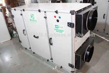 Energy saving heat exchanger heat recovery ventilator upto 85 effciency
