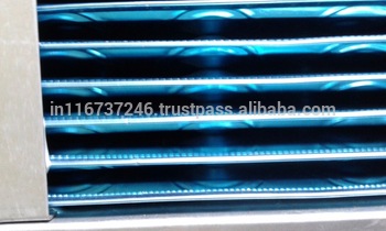 Aluminum foil plate cross counter flow heat exchanger