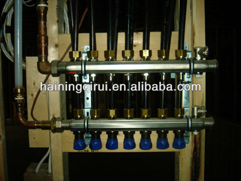 easy radiant heating manifold system