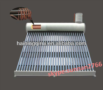 2013 Hot Sale compact solar boiler with copper coil in tank