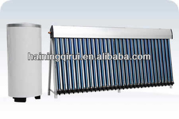 split High- pressurized solar water heater with heat pipe /solar energy water heater/household sun power water heater