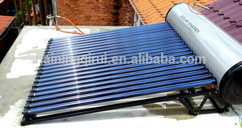 Integrative pressurized solar water heater heat pipe