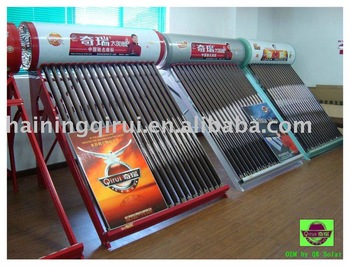 low pressure pressure solar water heater