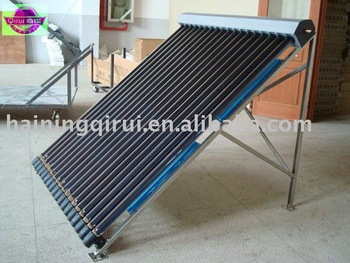 Copper heat pipe solar collector