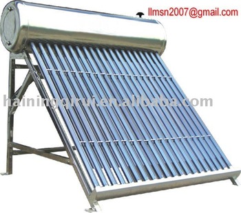 factory price stainless steel solar water heater