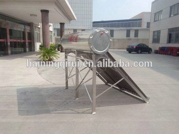 100L/150L/200 L /300L stainless steel south america popular Solar Thermal Water Heater With Assistant tank