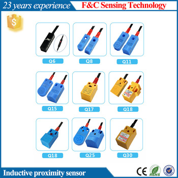 F3N Series Small Rectangle Proximity Sensors, IP 67, Dual LED, Can Be Customized 5VDC Inductance Proximity Sensor