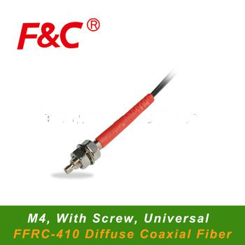 FFRC-410, M4 Fiber Optical sensors, with protective tube, Coaxial Cores Fiber Sensor.