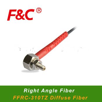 FFRC-310TZ, Fiber Optical Sensors, With Protective Tube, Right Angle Fiber Optical Sensor, M3 Screw.