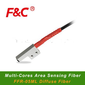 F&C FFR-05ML, Multi Cores Fiber Sensor, Area Sensing Sensor, Diffuse Rectangular Fiber Sensor