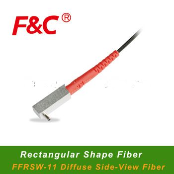 FFRW-11, Fiber Optical Sensors, With Protective Tube, Retangular Shape, Side View Type, Bent diameter upto 1mm.