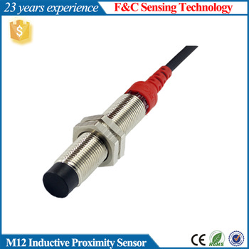 Inductive Sensor F3C-12KN04 series, M12, Cylinder Shape Inductance Sensor, PNP/NPN, Non-flush, Can Be Customized 5v DC, PUR
