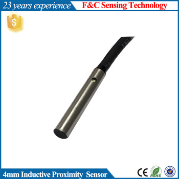 3-wires 0.8mm 12V DC inductive waterproof metal detector proximity sensor switch