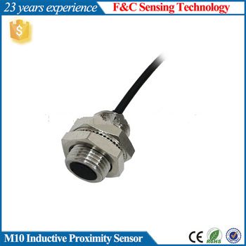 small M10 2mm sensing 5V dc NPN NO amplifier in-cable proximity sensor
