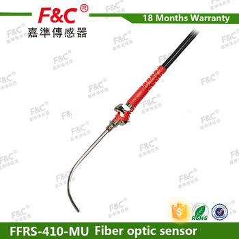 Elbow head fiber optic sensor,with protective tube,micro fiber optic sensor