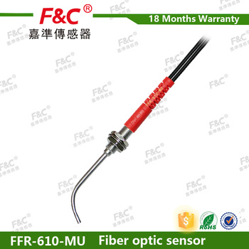 R10 bending optical fiber cable, M6 two cores diffuse optical fiber cable