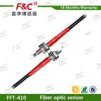 M4 free cut reflective beam fiber optical sensor with rohs