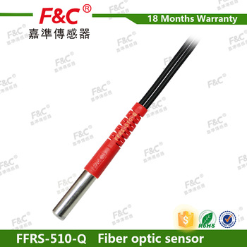 M5 plastic fiber sensor, tubular diffuse optical transducer