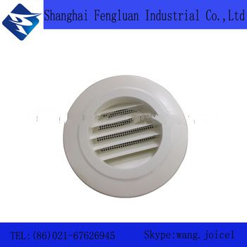 HVAC System Metal Round Louver Vent