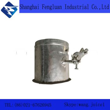High performance round manual air dampers