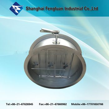 Round damper valve with actuator/control air valve/actuator valve/flow control valve