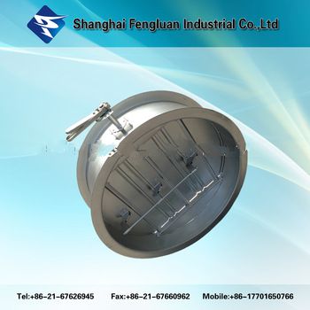 Customerized Manual round louver Valve