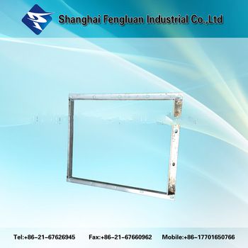 Air ventilation duct With angle iron rectangular flanges