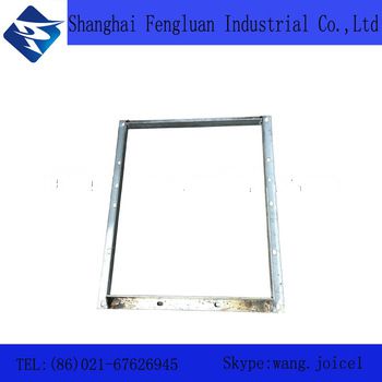 Air duct angle iron flange to conncet ductwork